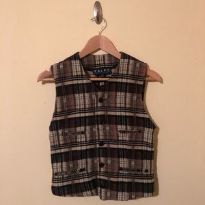Ralph Lauren Plaid Vest